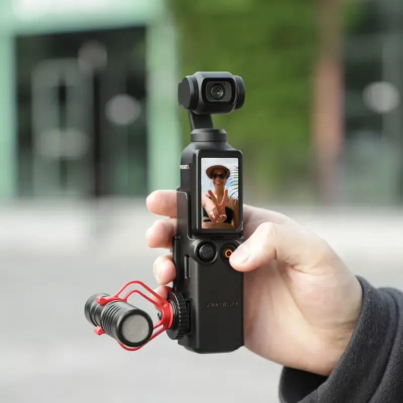Hand Band Protective Case Lanyard Expansion Frame Cold Shoe Extension Handle Cover for Osmo Pocket 3 Camera