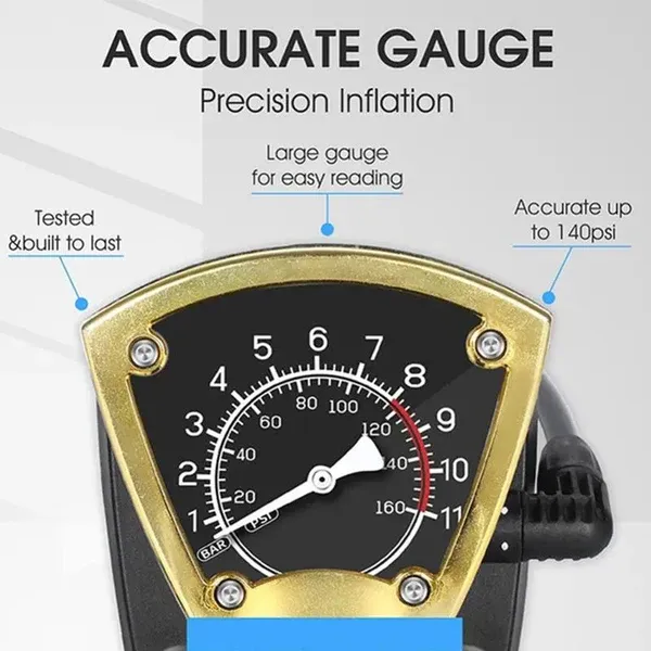 Air Pump with Pressure Gauge
