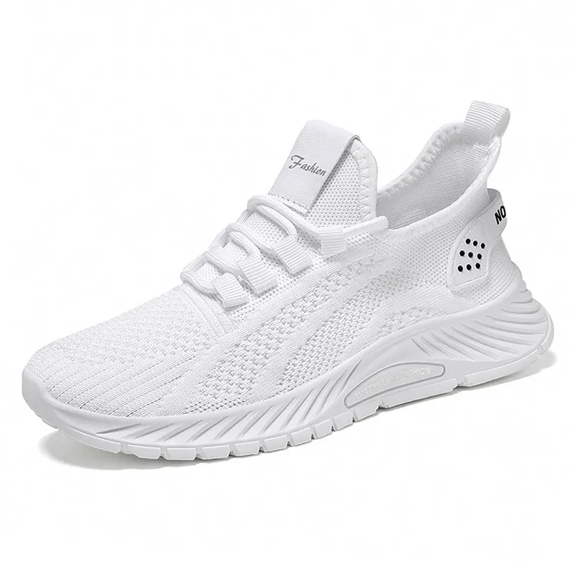 new summer fashionable casual sports shoes - single shoes. Wholesale. Breathable trendy mesh surface. Fly-ribbed sports women's shoes.