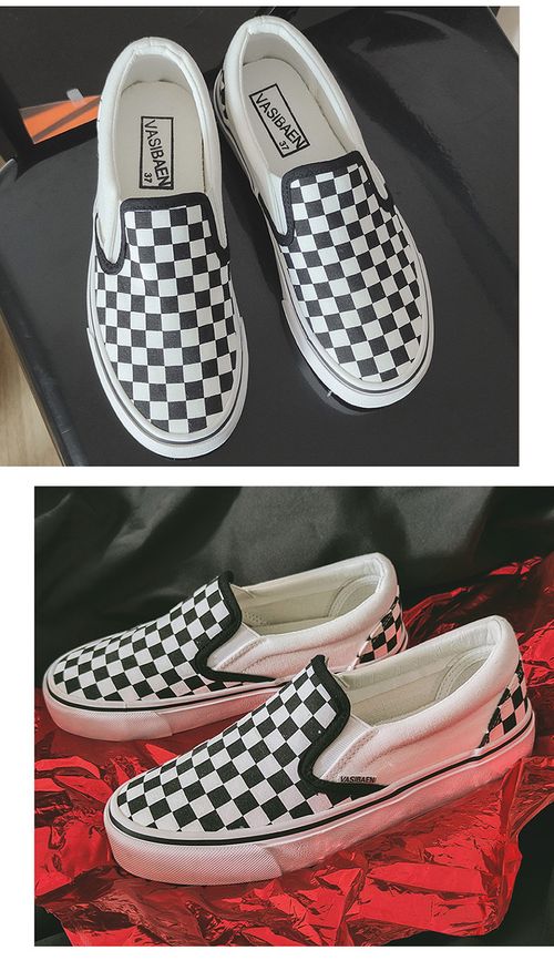 ew style slip-on canvas shoes all-match casual