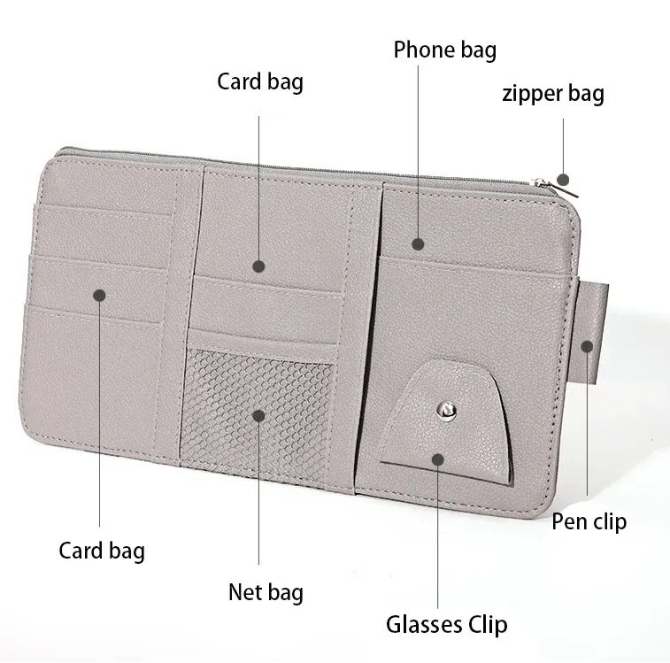 New Car Visor Organizer