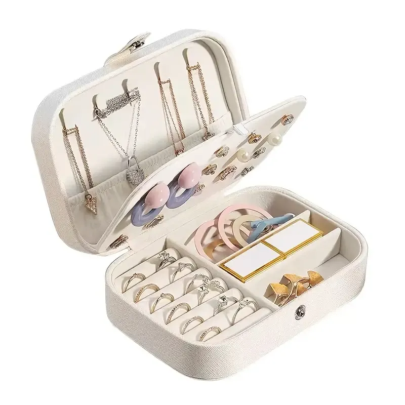Spacious Elegant Travel Jewelry Box