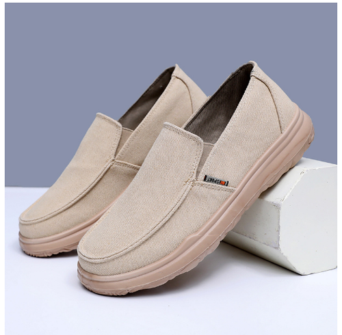 A slip-on breathable canvas