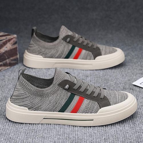 Versatile flying woven sports casual sneakers coconut shoes