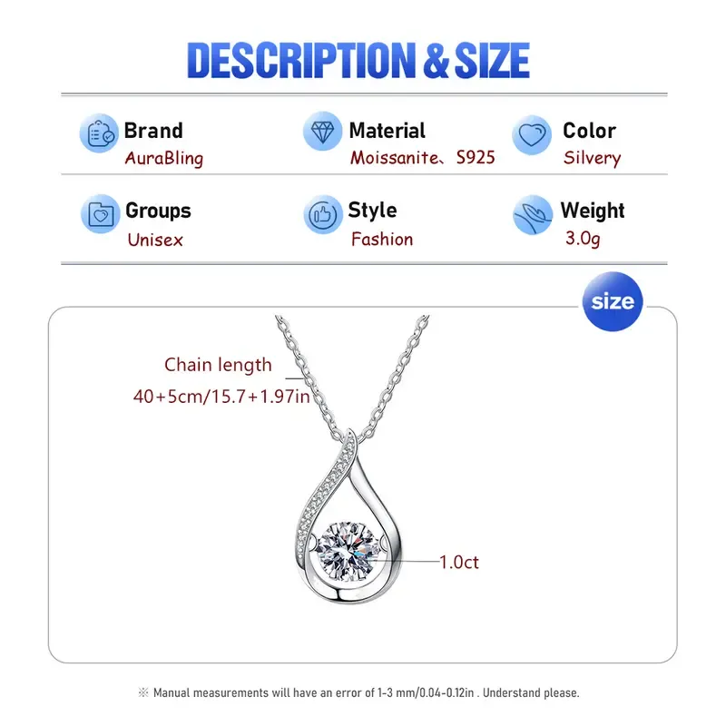 S925 Sterling Silver Water