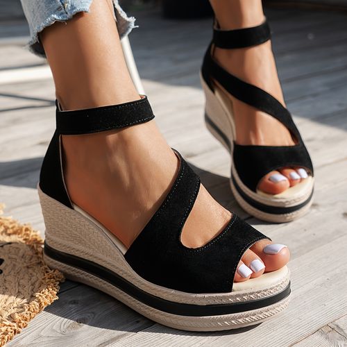 foreign trade rear zipper sandals
