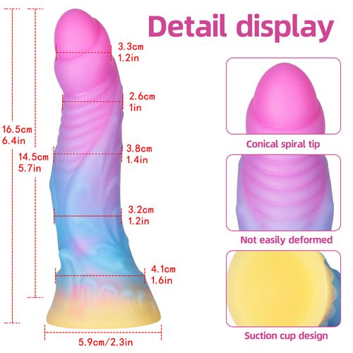 Anal Toys Luminous Dragon Dildo Anal Toys Butt Plug Colourful Glowing Dildo Huge Penis Glow in Dark Sex Toys for Women Sex Products