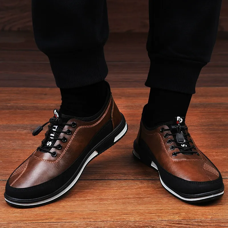 Fashionable and casual soft sole and soft surface trendy new low-top men's shoes