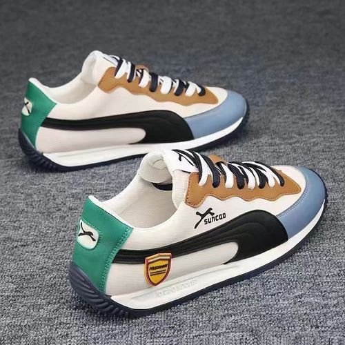 Casual men's shoes summer trend men's forrest gump shoes youth fashion low top leather sports shoes