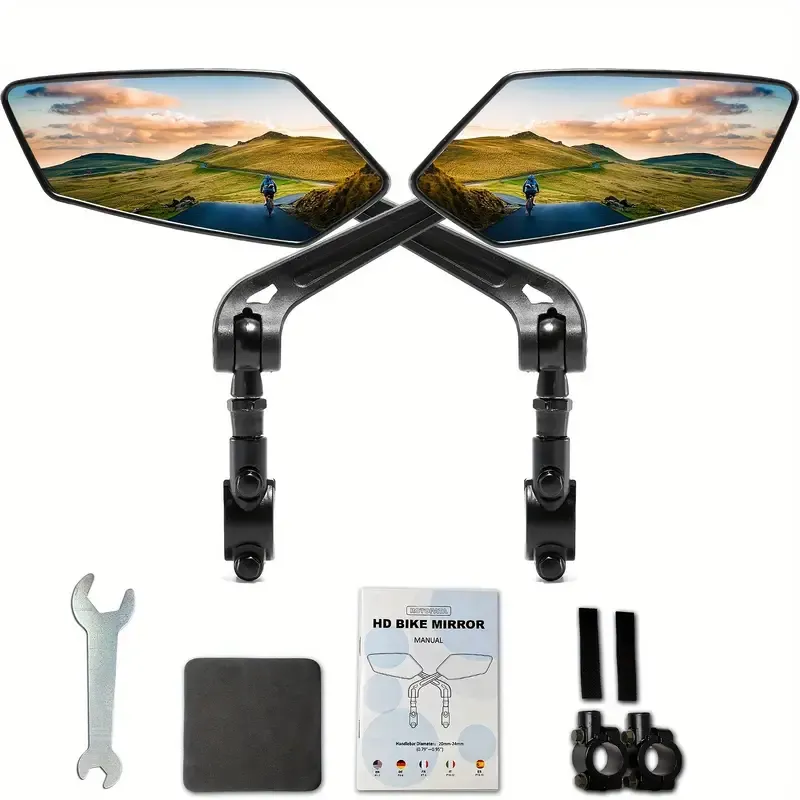 2pcs Bike Handlebar Mirrors