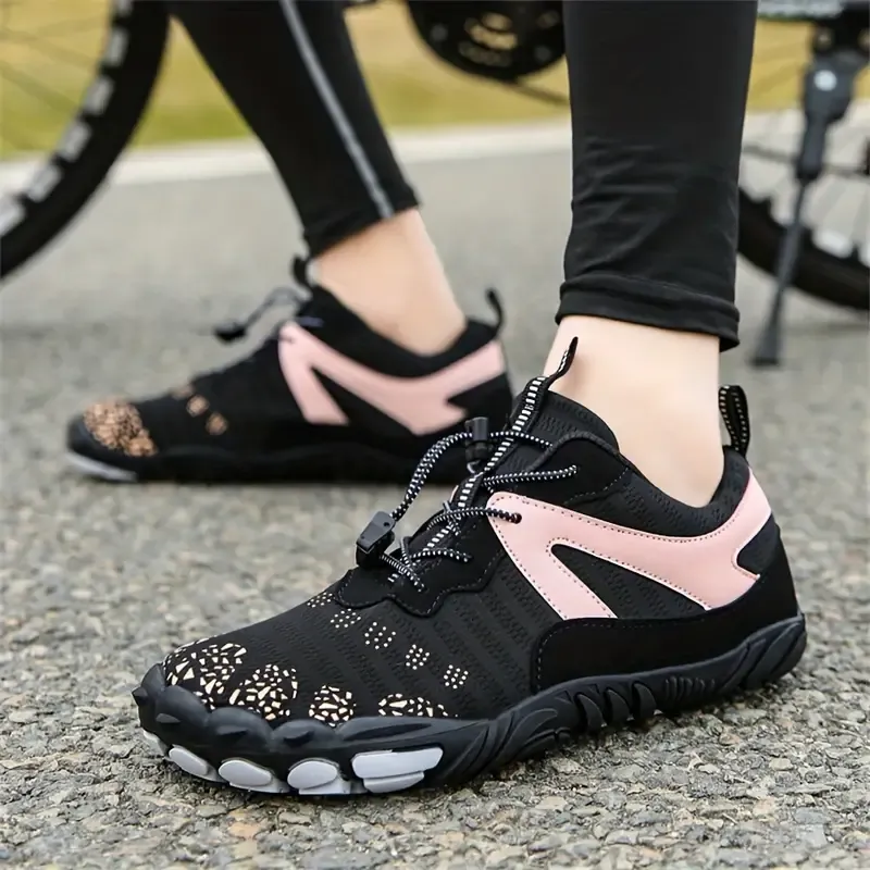 Women's Outdoor Hiking Shoes, Non-Slip Thick Sole Climbing Shoes, Cycling Camp Shoes, Travel Trail Running Shoes, Five-Toe Cut-Resistant Water Shoes, Quick-Drying Driving Shoes
