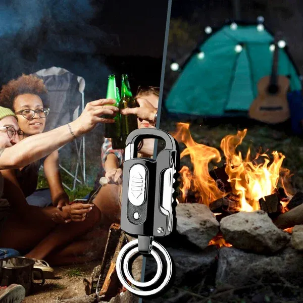 Multi-Functional Keychain Lighter