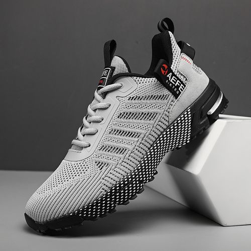 CLOHOO Men's Trendy Knitted Breathable Lightweight Comfy Sneakers