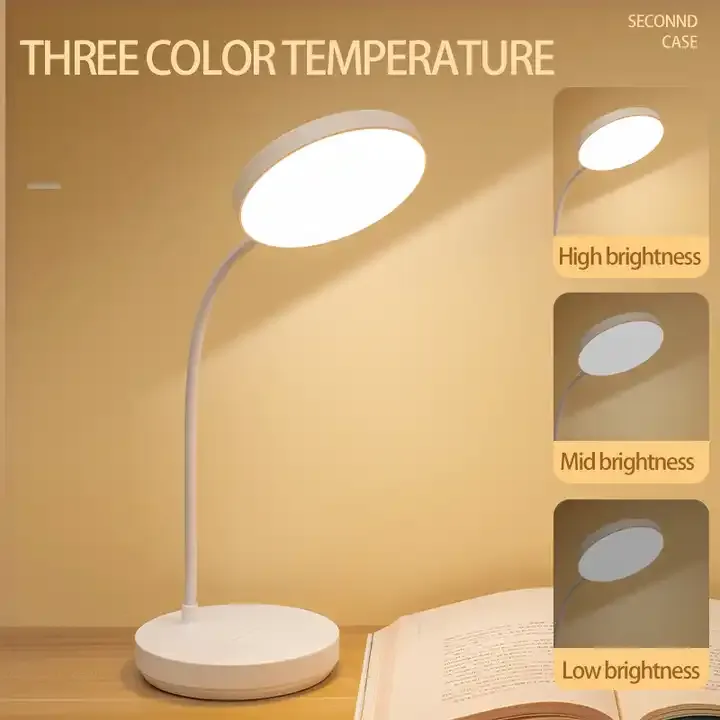 ⚡Only one kilowatt hour of electricity is needed a month⚡Eye protection desk lamp-Learning rechargeable reading desk lamp-Bedside lamp for bedroom