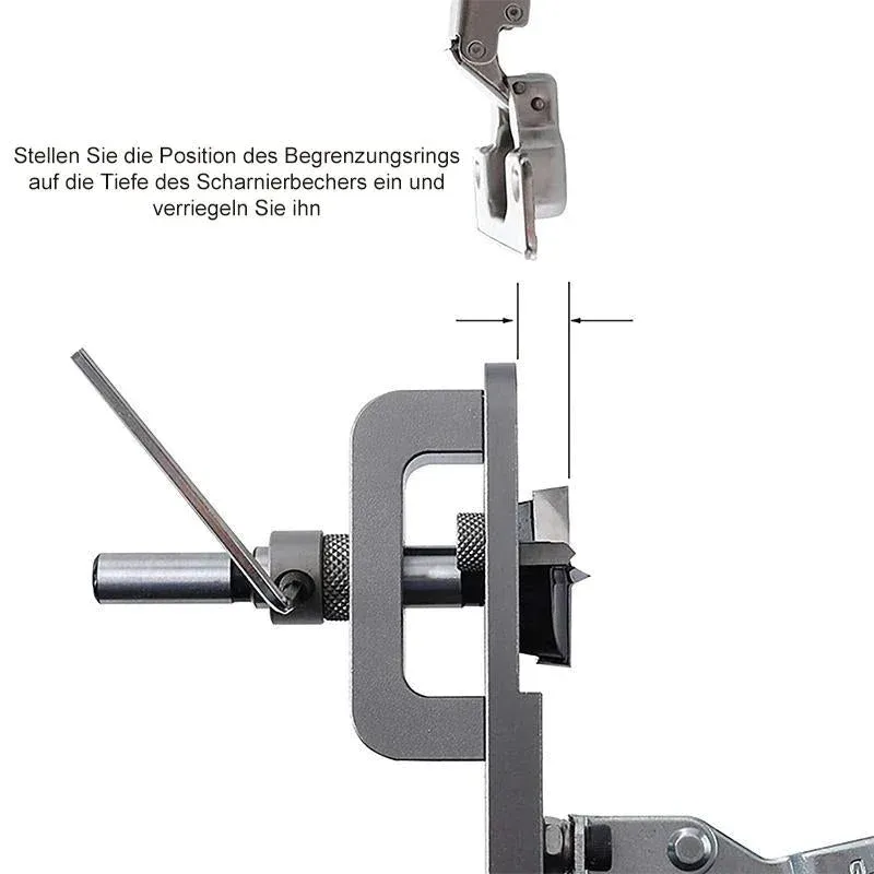 35mm-1.37inches concealed hinge jig