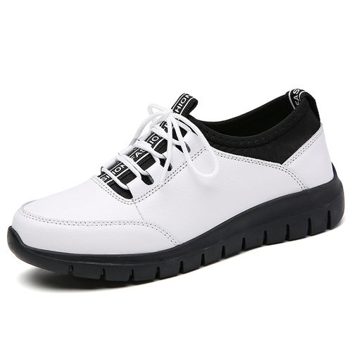Women's Anti-Slip Work Shoes, Soft Sole Athletic Comfortable Walking Mom Shoes, Casual Style