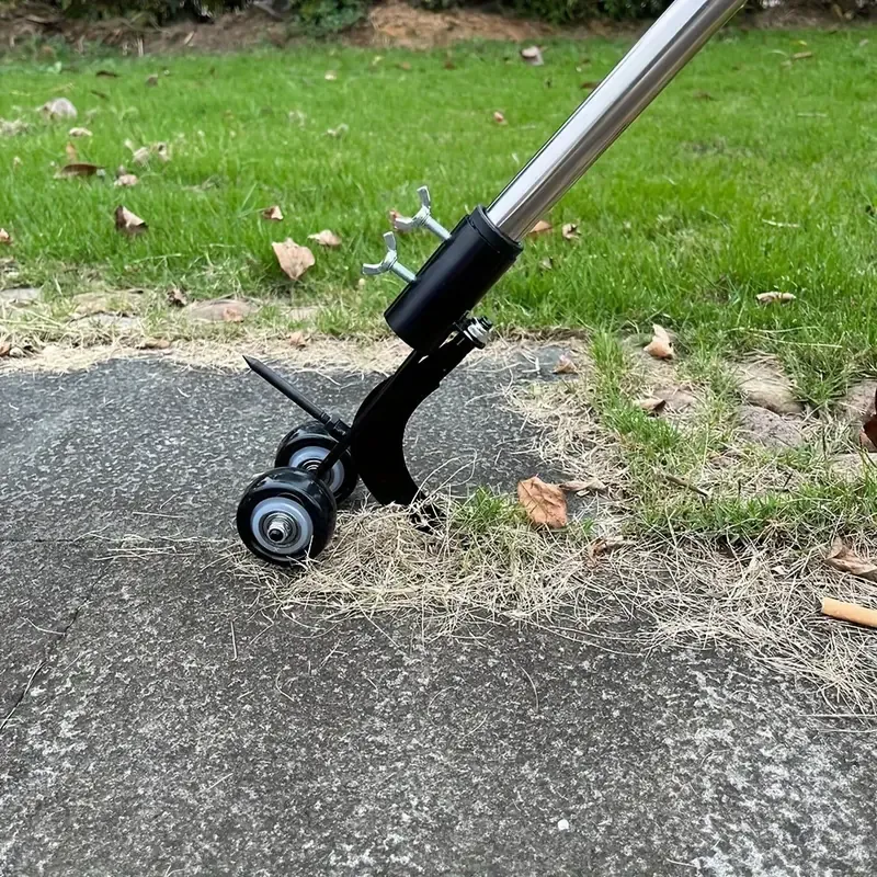 Garden Weeding Tool with Rolling Cleaver