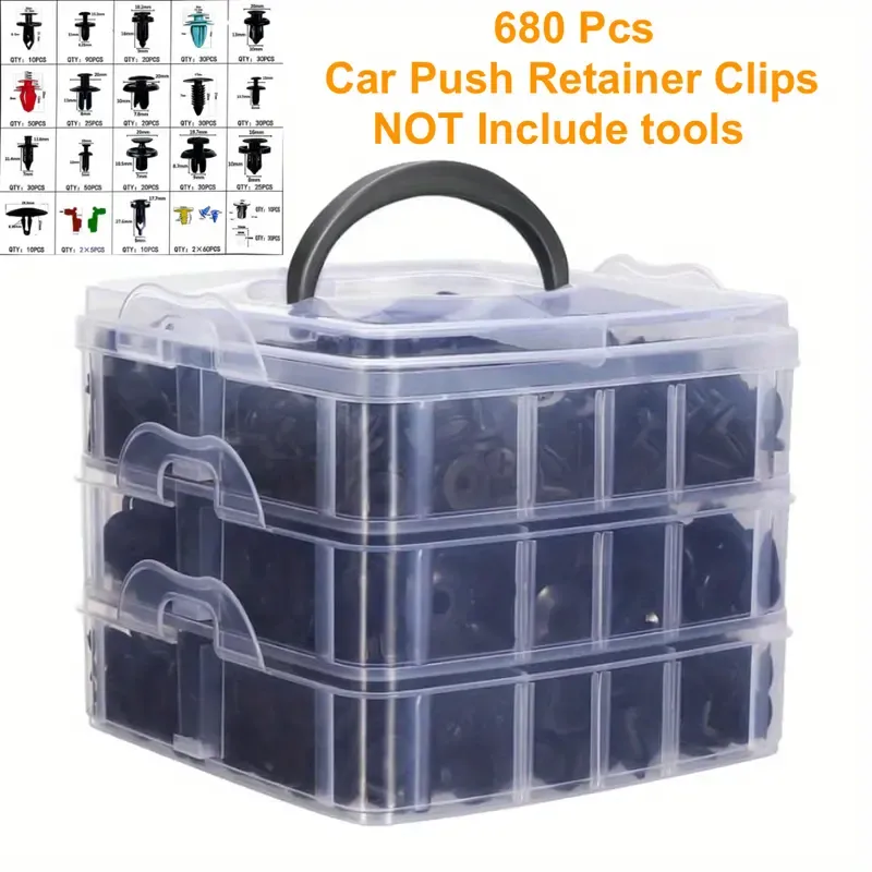 Value Pack 680pcs Auto Fastener