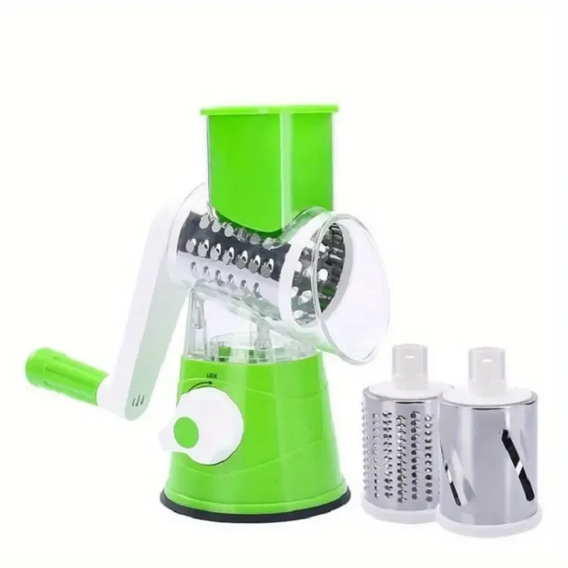 1pc, Vegetable Slicer, Multifunctional Fruit Slicer, TableTop Drum Grater, Manual Food Grater, Roller Vegetable Grater, Cutter, Potato Grater, Household Potato Chopper, Kitchen Stuff, Kitchen Gadgets Kitchen Accessories