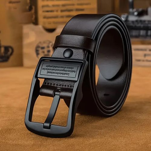 Fashionable Belt For Men, Retro Buckle Belt, Dual-sided Leather Belt, Versatile Belt For Business
