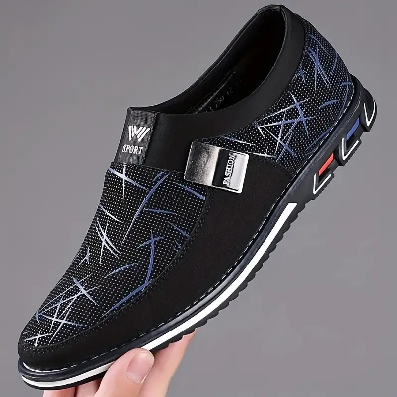 Men's Loafer Shoes, Comfy Non-slip Slip On Shoes, , Middle Aged Men's Footwear, Spring And Summer