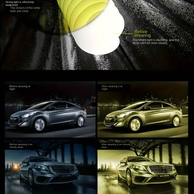 Night Vision Driving Glasses For Women Men Anti Glare Fashion Day And Night Drivers Sun Shades Fashion Glasses
