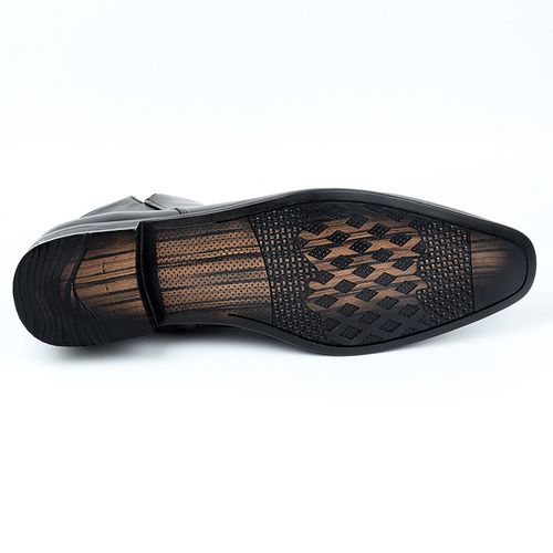 Chelsea boots, square toe men's shoes, versatile and stylish cross-border men's ankle boots.