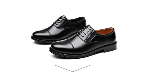 Business leather shoes men's three joints sp