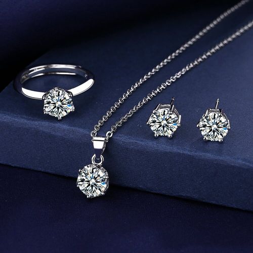 Imitation Moissanite 925 Silver