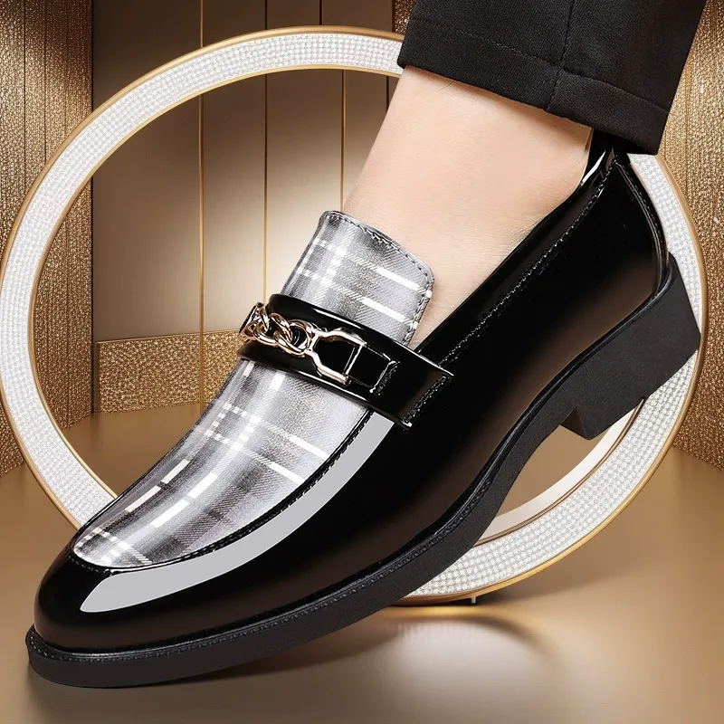 pointed toe men's versatile business formal shoes