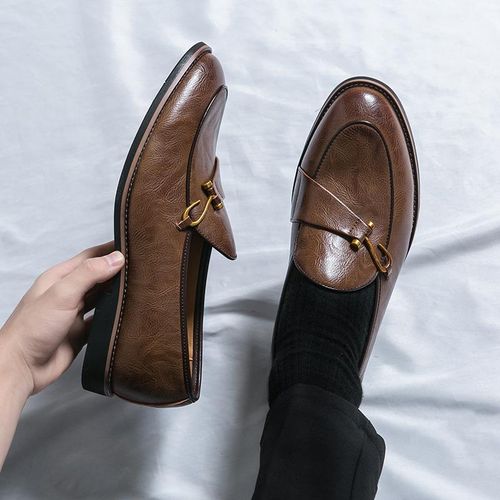 men's business casual formal leather shoes
