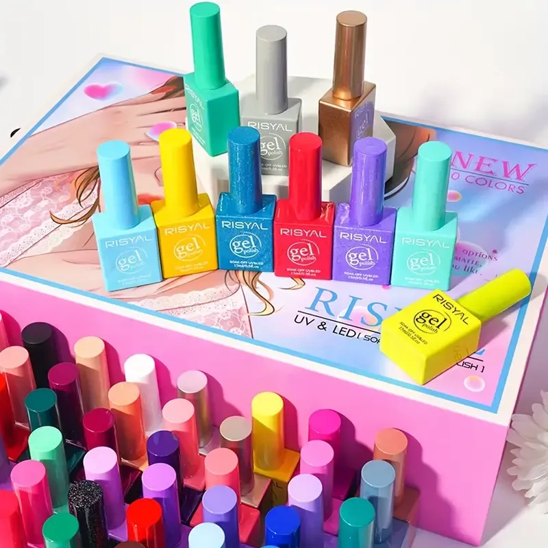 RisyAl gel nail polish set