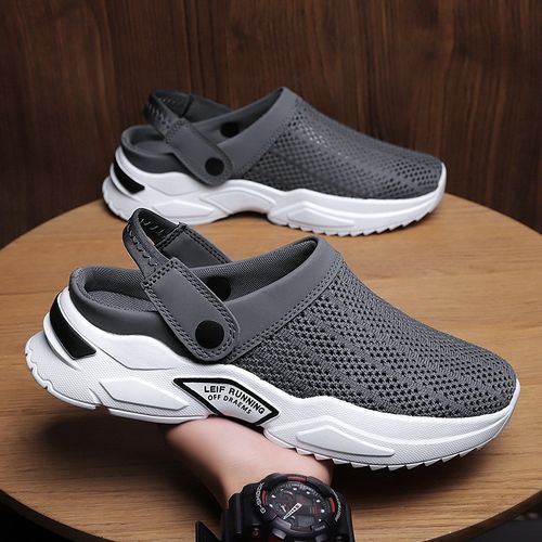 Large size men's flip flops half-slip sandals
