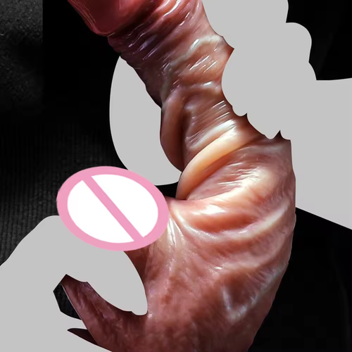 😍😍😍Realistic Dildos for Women Skin Sliding Foreskin Testicles Dildo Anal Vaginal Stimulation Strapon Big Penis Sex Toys for Woman