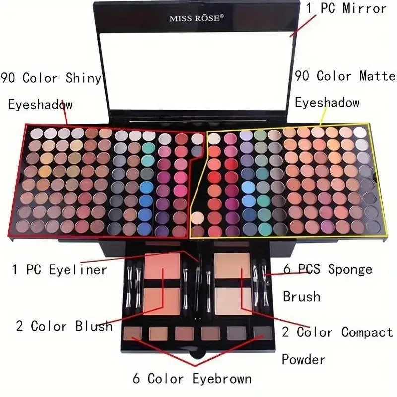 Ultimate 180-Color Makeup Kit