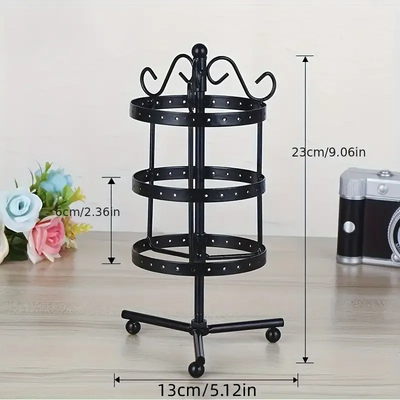 Metal Detachable Rotating Earring Rack