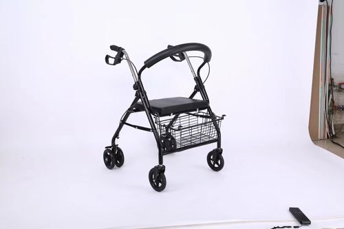 Cofoe Deluxe Adjustable Rolling Walker with Seat