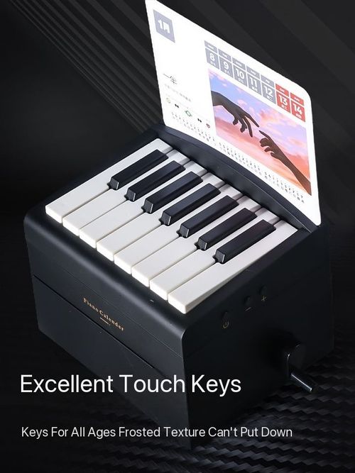 New table calendar can play piano table calendar simple score Jay Chou 52 piano calendar birthday gift
