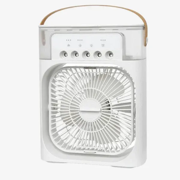 Portable Fan Air Conditioners USB Electric Fan LED Night Light Water Mist Fun 3 In 1 Air Humidifie For Home