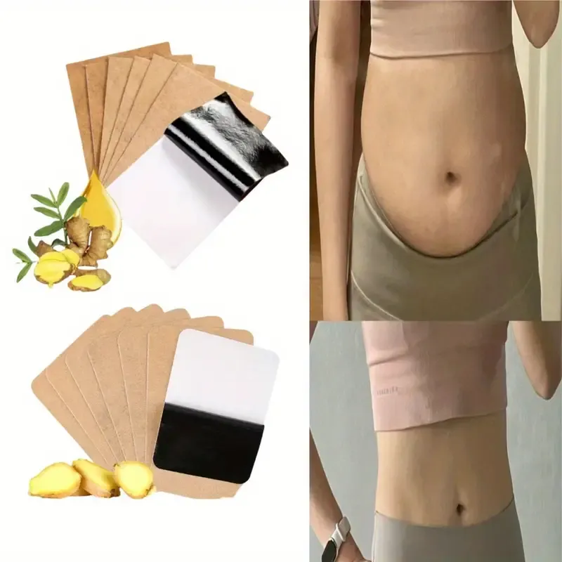 Ginger Oil Infused Belly Patches for Weight Loss