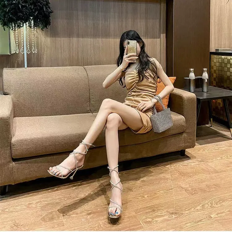 Temperament high-heeled sandals