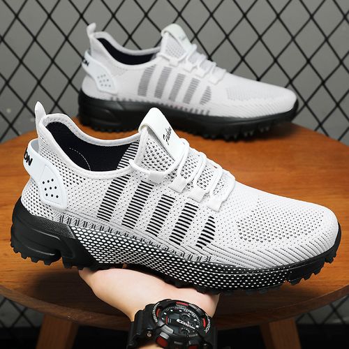Soft sole comfortable breathable mesh running shoes