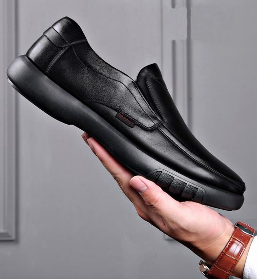 Men's shoes 2025 new style Korean version trendy versatile breathable height-increasing casual leather shoes for men