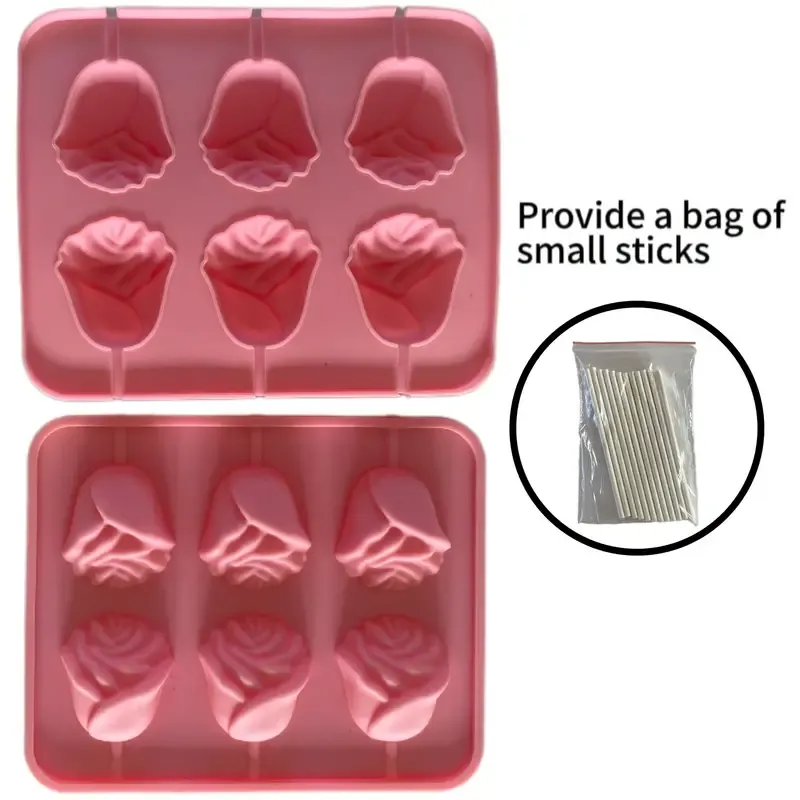 3D Rose Flowers Silicone Mold Set