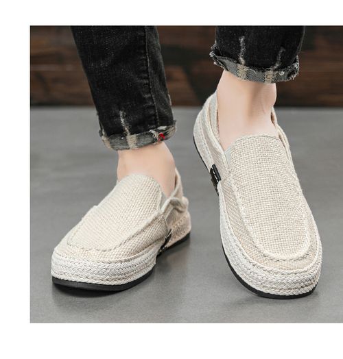 Canvas men's shoes summer breathable