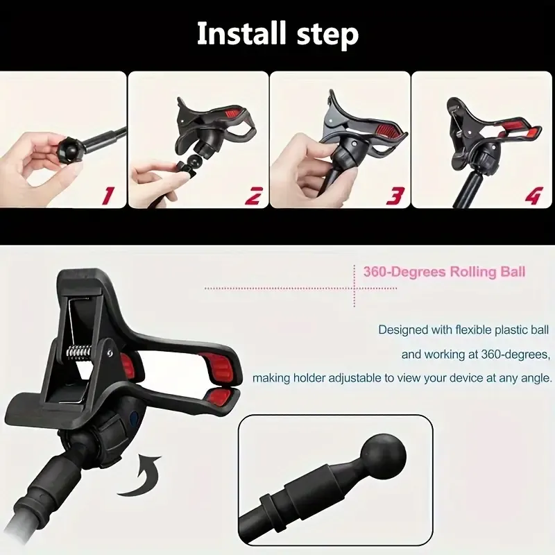 Cell Phone Clip On Stand Holder