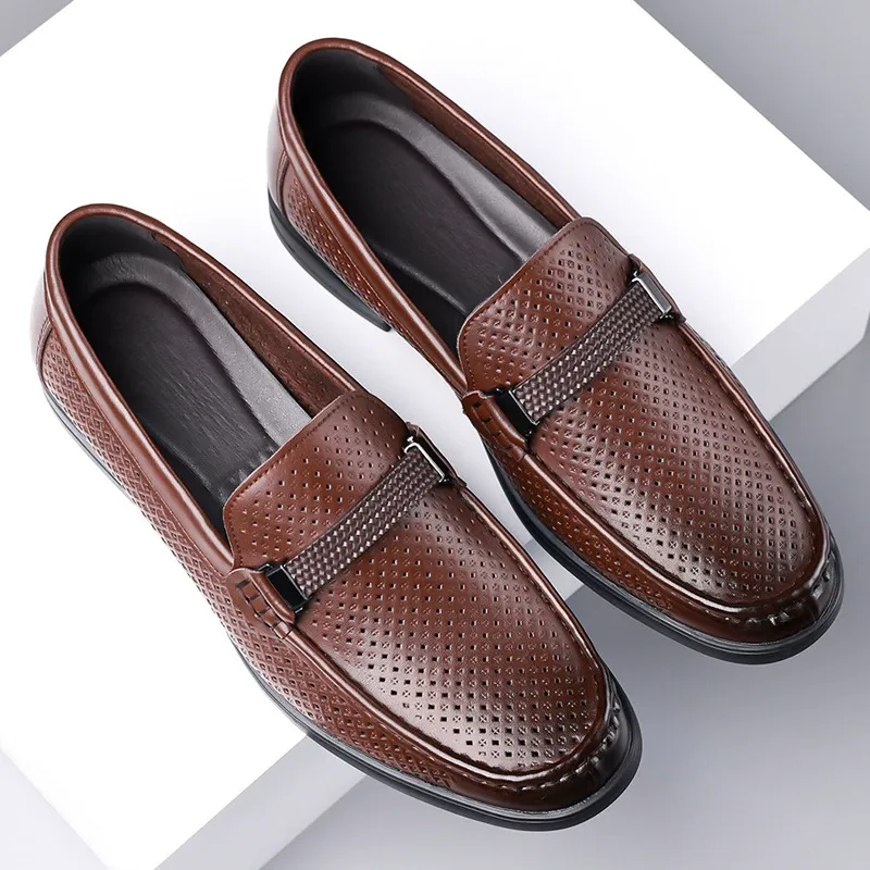 Men's casual fashion trend versatile hollow breath