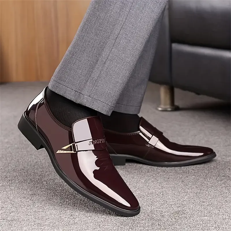 Men's leather shoes