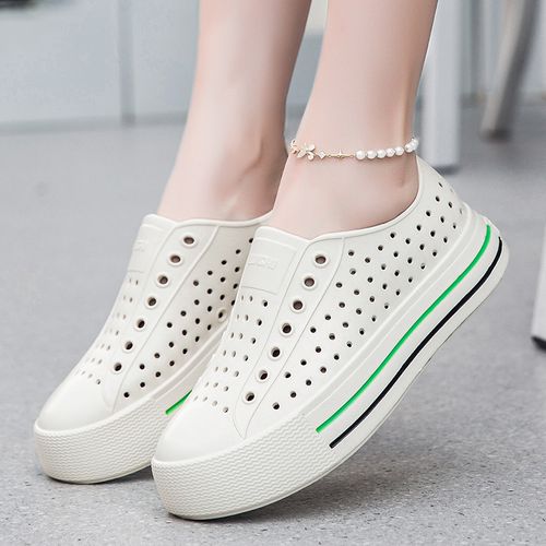 Women's Fashion Casual Sandals, Soft Sole Hollow-Out Breathable Shoes, Lightweight EVA Beach Footwear