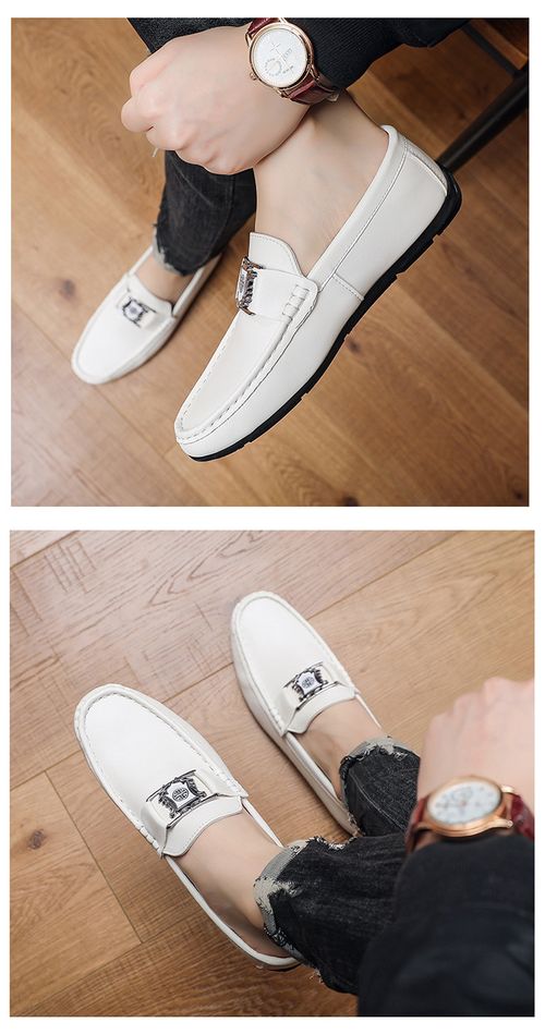 summer new all-match white men's casual shoes